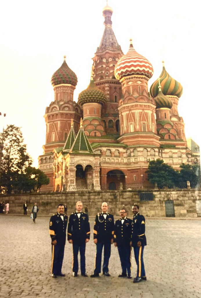 Army band at the Kremlin